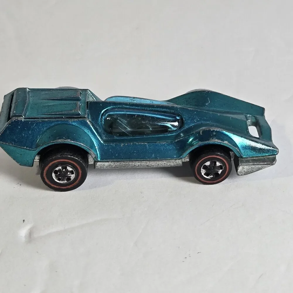 1971 Hot Wheels Redline Bugeye Aqua Spectraflame Hong Kong Diecast 1:64 Vintage
